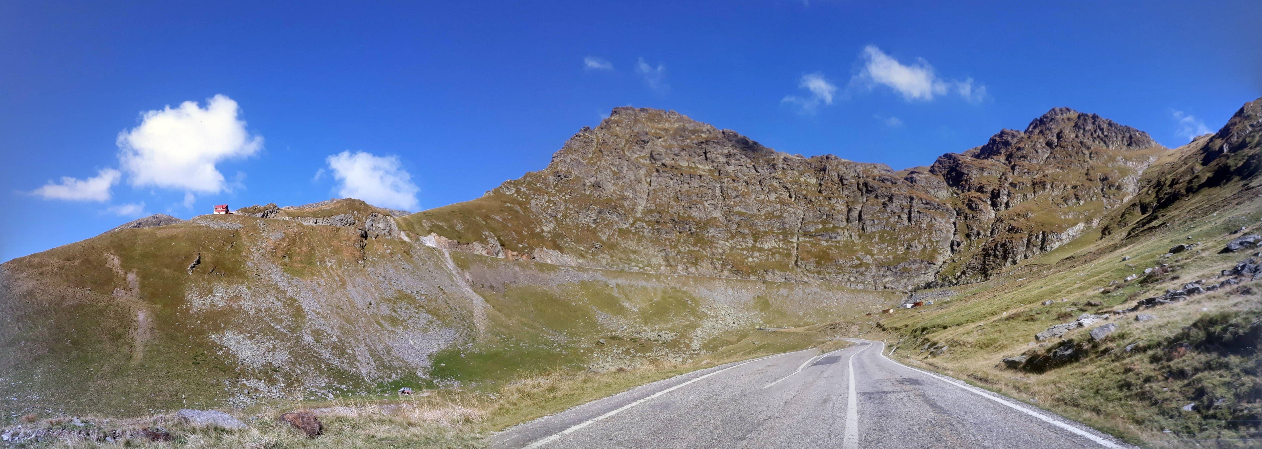 Panorama de pe Transfagarasan, inainte de Cascada Capra